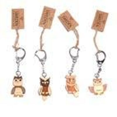Mini owls keychains