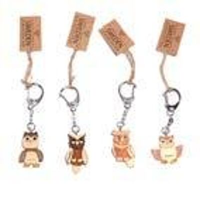Mini owls keychains