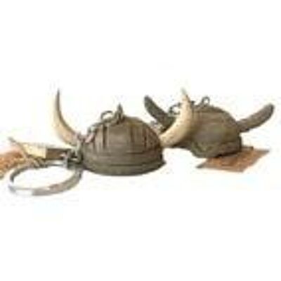 Viking helmet keychain