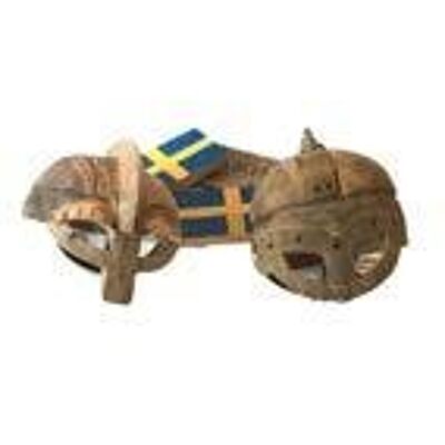 Viking helmets keychain
