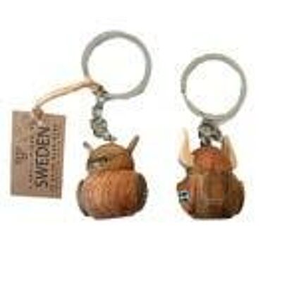Small viking figures keychains