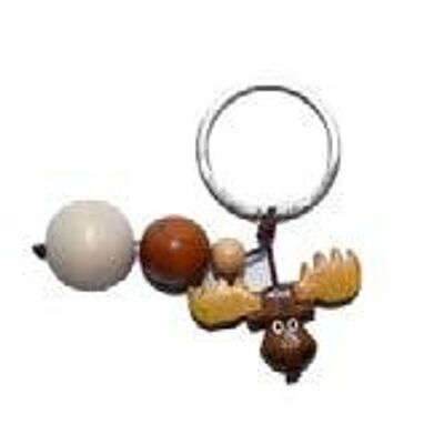 Porte-clés orignal avec petites boules