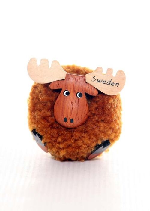 Large pom-pom magnet