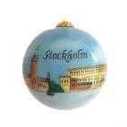 Palle di Natale dipinte a mano con raffinati motivi svedesi - 8