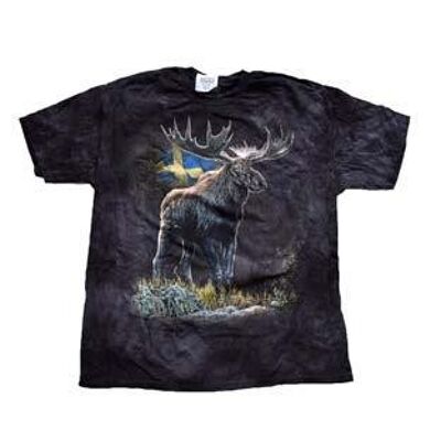 Gray moose t-shirt