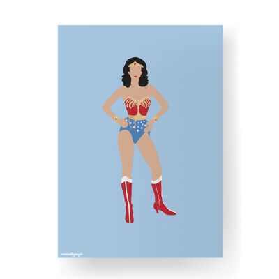 Wonder Woman - 14.8 x 21cm