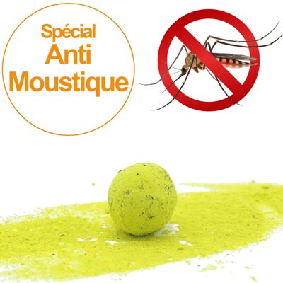 Samenbombe / Cocoon mit Mischung aus "Anti-Mosquito"-Samen (pro Beutel mit 5)
