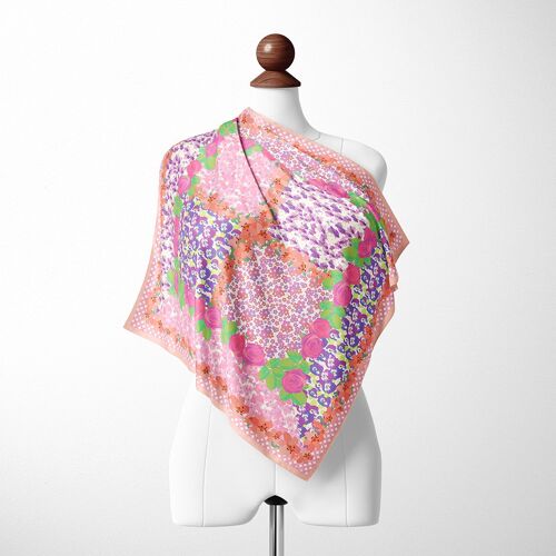 Ditsy Floral Silk Scarf