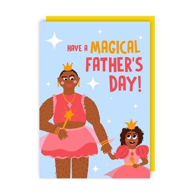 Princess Dad Father's Day Greeting Card pack of 6