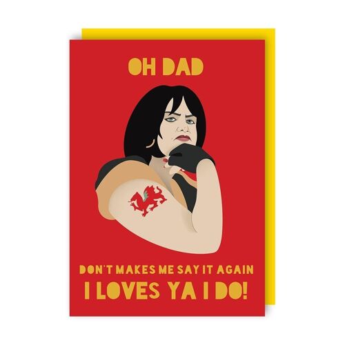 Nessa Gavin and Stacey Father's Day Greeting Card pack of 6