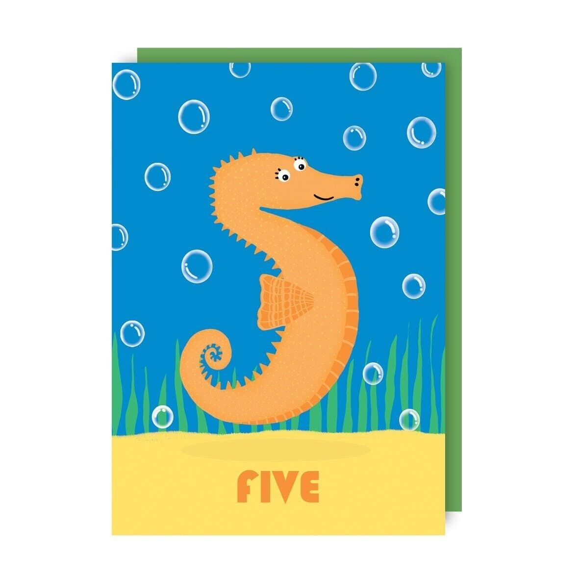 Confezione di biglietti di auguri per il quinto compleanno da 6