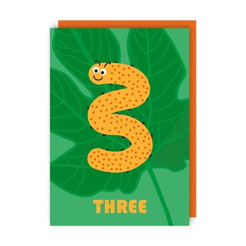 3rd Birthday Greeting Card pack of 6