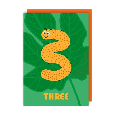 3rd Birthday Greeting Card pack of 6