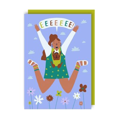 Paquete de 6 tarjetas de felicitación para recién nacidos (b)