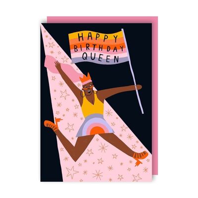 Birthday Flag Greeting Card pack of 6