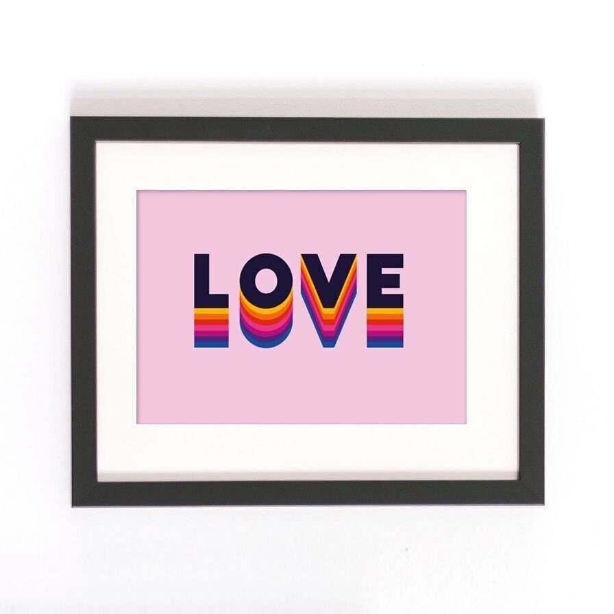 Love Art Print A4 Confezione da 6