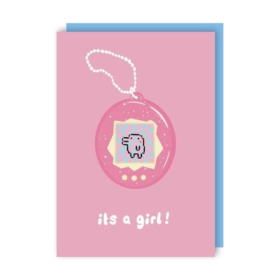 Pack de 6 tarjetas Tamagotchi Girl New Baby