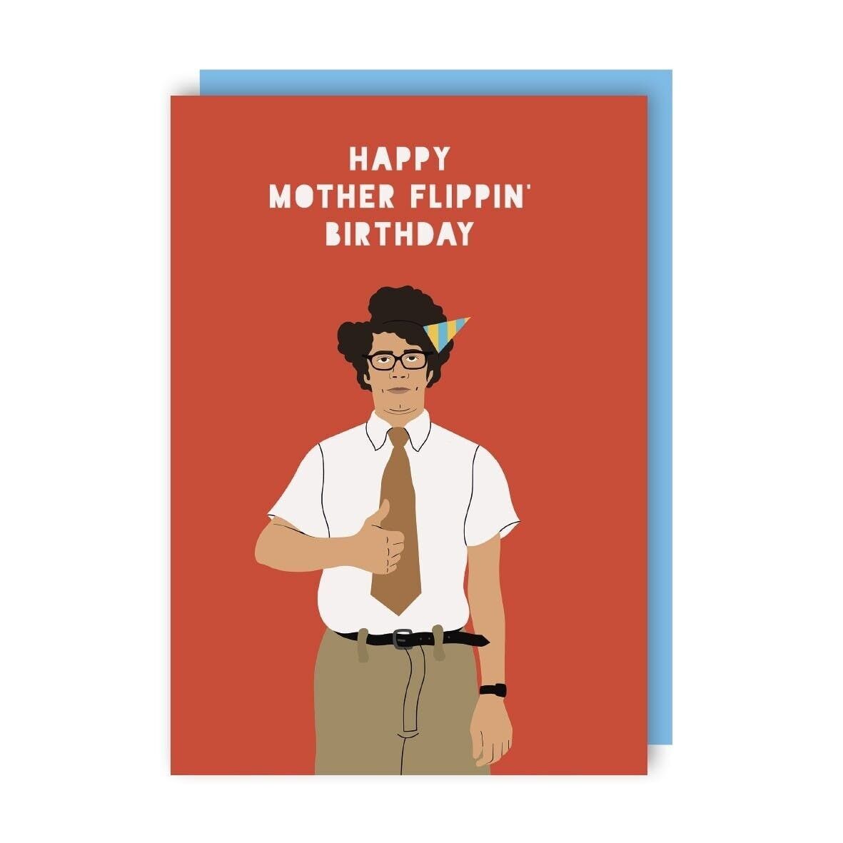 Moss The IT Crowd Celebrity Birthday Greeting Card confezione da 6