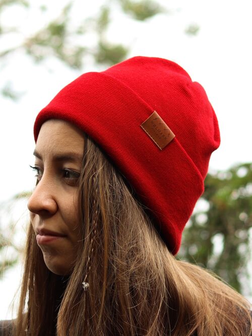 URSUS – 100% Alpaca Wool Beanie - Red