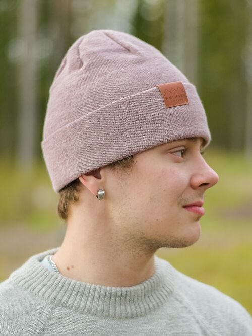 URSUS – 100% Alpaca Wool Beanie - Rose