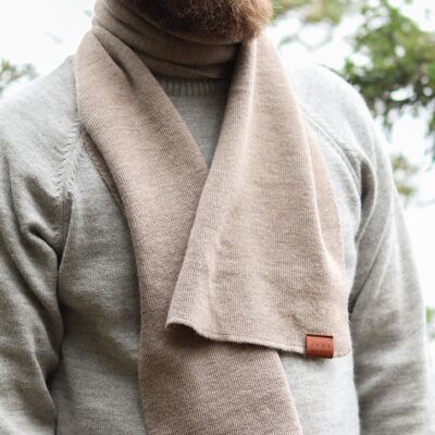 MØFFE – 100% Alpaca Wool Scarf - Road Gray