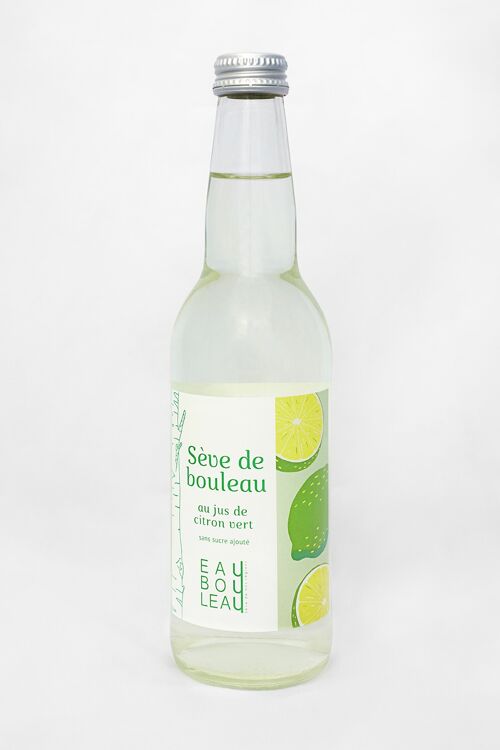 Sève de bouleau bio française au jus de citron vert 33cL
