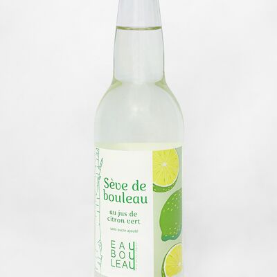 French organic birch sap with lime juice 33cL