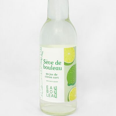Sève de bouleau bio française au jus de citron vert 33cL