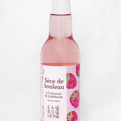 French organic birch sap with raspberry infusion 33cL