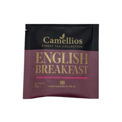 English Breakfast Tea - Bolsitas de té envueltas individualmente - A granel