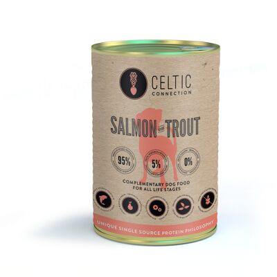 Salmon With Trout - Tinned - Tray 6x 375g