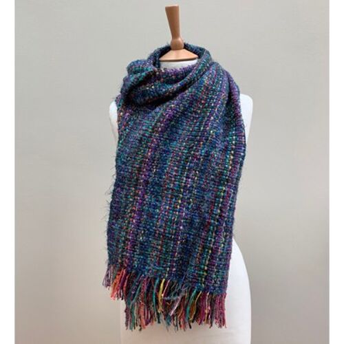 Shawl/Wrap  Multicolour Blue 20