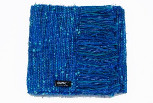 Scarf Turquoise blue -45
