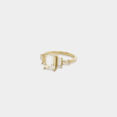 Goshenit Zhara Ring - 47 - Gelbgold