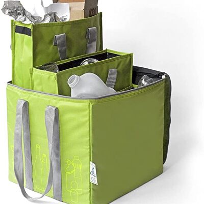 La borsa per il riciclaggio dei baccelli verdi brevettata