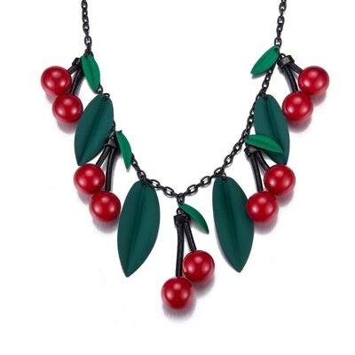Kloe cherry necklace