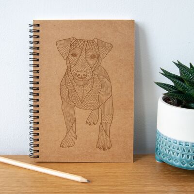 Jack Russell Engraved Eco Notebook (UT-NB07)