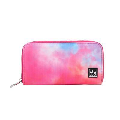 YLX Koa Wallet - Tie-Dye Pink