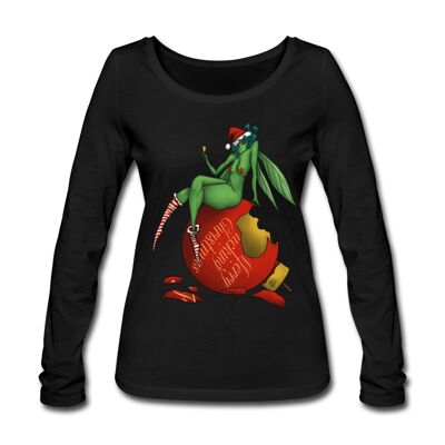 Merry F***ing Christmas Women’s Organic Longsleeve Shirt - black - L