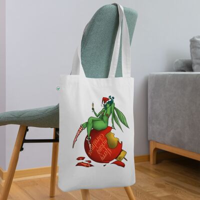 Merry F***ing Christmas Tote Bag Organic cotton eco friendly - white