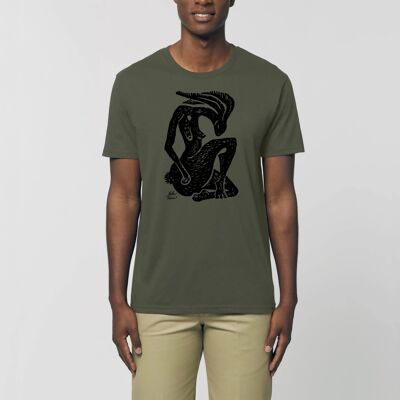 Men's t-shirt Hare Spirit - XS - Khaki