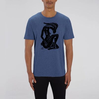 Men's t-shirt Hare Spirit - XS - Indigo