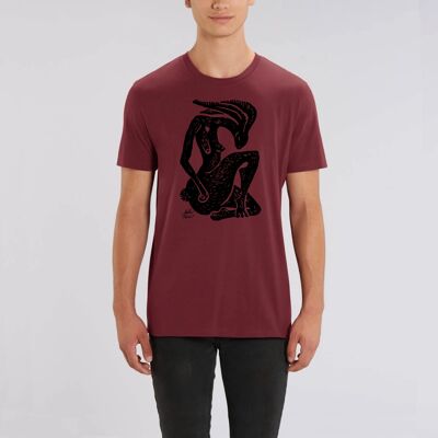 Men's t-shirt Hare Spirit - M - Maroon