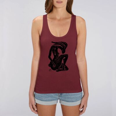 Hare Spirit Tank top - S - Burgundy