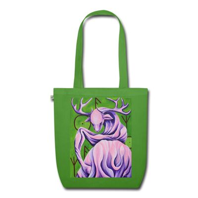 Deer Spirit EarthPositive Tote Bag - leaf green