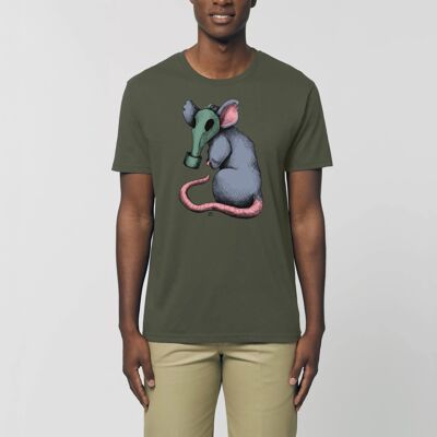 City Rat Unisex Organic T-shirt - XS - Khaki