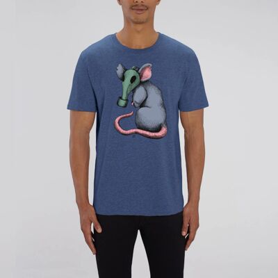 City Rat Unisex Organic T-shirt - XS - Indigo