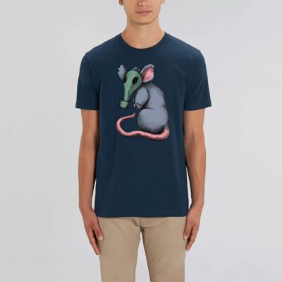 City Rat Unisex Organic T-shirt - XS - Navy