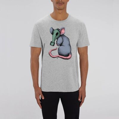 City Rat Unisex Organic T-shirt - L - Grey