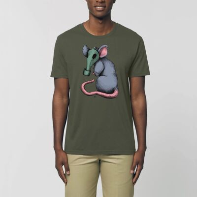 City Rat Unisex Organic T-shirt - XXL - Khaki